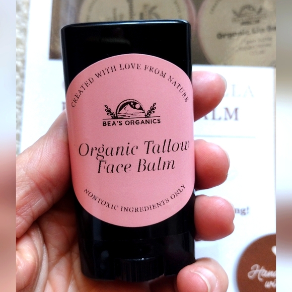 Handmade Other - Organic Face Tallow Balm With Homey And Shea Butter Moisturizer